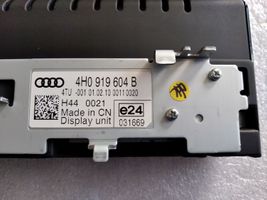 Audi A8 S8 D4 4H Monitori/näyttö/pieni näyttö 4H0919604B