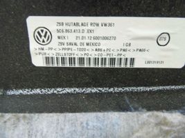 Volkswagen Jetta VI Grilles/couvercle de haut-parleur arrière 5C6863413D