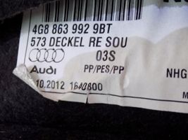 Audi A7 S7 4G Tavaratilan/takakontin alempi sivuverhoilu 4G8863888B