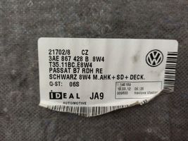 Volkswagen PASSAT B7 Tavaratilan sivuverhoilu 3AE867428B