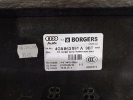 Audi A7 S7 4G Tavaratilan/takakontin alempi sivuverhoilu 4G8863991A