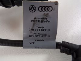 Volkswagen Touareg II Faisceau de fils d'injecteur de carburant 079971627N