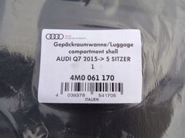 Audi Q7 4M Tavaratilan pohjan kumimatto 4M0061170