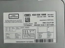 Audi A7 S7 4G Radio/CD/DVD/GPS-pääyksikkö 4G0035188B