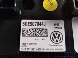 Volkswagen e-Golf Gaisa kondicioniera / klimata kontroles / salona apsildes vadības bloks (salonā) 5GE907044J