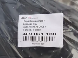 Audi A6 S6 C6 4F Tappetino di rivestimento del bagagliaio/baule di gomma 4F9061180