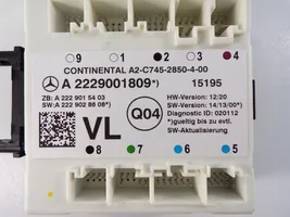 Mercedes-Benz S W222 Durų elektronikos valdymo blokas A2229001809