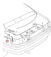 Audi 80 90 B3 Moldura protectora del maletero/compartimento de carga 