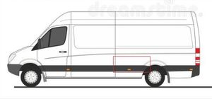 Mercedes-Benz Sprinter W906 Passaruota posteriore 