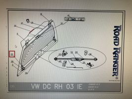 Volkswagen Amarok Opening tailgate glass ET610045