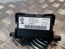 Seat Leon (1P) ESP (elektroniskās stabilitātes programmas) sensors (paātrinājuma sensors) 7H0907655A