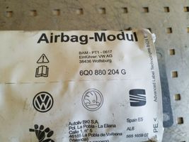 Volkswagen Polo IV 9N3 Poduszka powietrzna Airbag pasażera 6Q0880204G