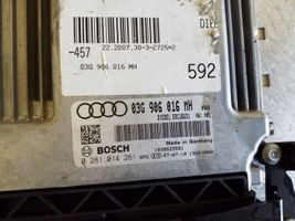 Audi A6 S6 C6 4F Dzinēja vadības bloks 03G906016MH