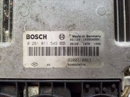 Renault Scenic II -  Grand scenic II Sterownik / Moduł ECU 0281011549