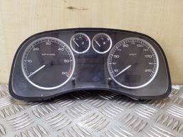 Peugeot 307 Compteur de vitesse tableau de bord 9636708880E