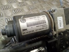 Volkswagen Tiguan Etupyyhkimen vivusto ja moottori 5N2955119