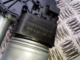 BMW X3 E83 Motor y varillaje del limpiaparabrisas delantero 67633405319