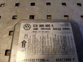 Volkswagen Polo IV 9N3 Centralina/modulo airbag 1C0909605K