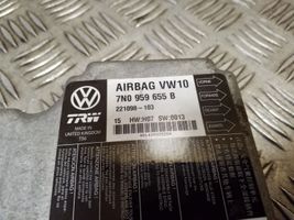 Volkswagen Sharan Sterownik / Moduł Airbag 7N0959655B