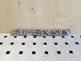 Toyota Avensis T250 Manufacturers badge/model letters 
