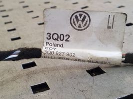 Volkswagen PASSAT B8 Rear ABS sensor wiring 3Q0927902