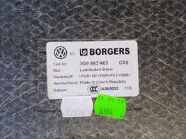 Volkswagen PASSAT B8 Tavaratilan kaukalon tekstiilikansi 3G9863463