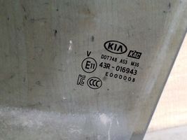 KIA Soul Rear door window glass 