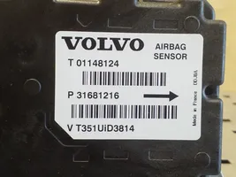 Volvo XC90 Sterownik / Moduł Airbag 31681216