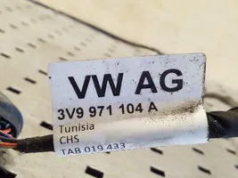 Skoda Superb B8 (3V) Wiązka przewodów czujnika parkowania PDC 3V9971104A