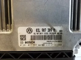 Volkswagen Transporter - Caravelle T5 Sterownik / Moduł ECU 03L907309M