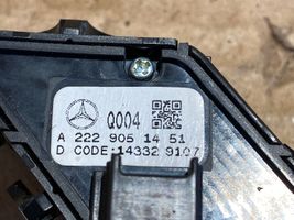 Mercedes-Benz S W222 Interruttore a pulsante della chiusura centralizzata A2229051451