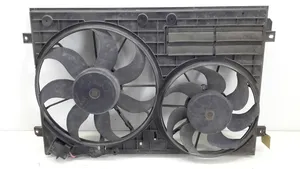 Volkswagen PASSAT B6 Ventilateur de refroidissement de radiateur électrique 1K0121207AD