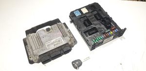 Peugeot 307 Kit centralina motore ECU e serratura 0281012620