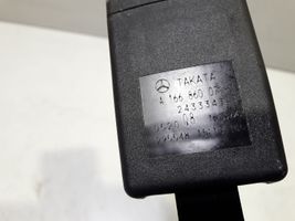 Mercedes-Benz GLE (W166 - C292) Klamra tylnego pasa bezpieczeństwa A1668600769