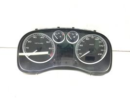 Peugeot 307 Compteur de vitesse tableau de bord 9645768480