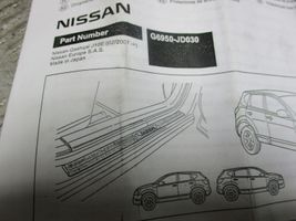 Nissan Qashqai Copertura del rivestimento del sottoporta posteriore g6950jd030