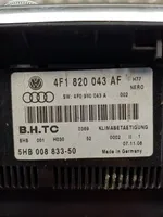 Audi A6 S6 C6 4F Ilmastoinnin ohjainlaite 4F1820043AF