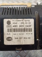 Audi A6 S6 C5 4B Ilmastoinnin ohjainlaite 4B0820043F