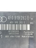 Audi A6 S6 C6 4F Pysäköintitutkan (PCD) ohjainlaite/moduuli 4F0919283E