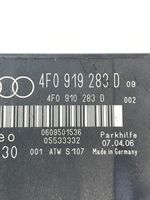 Audi A6 S6 C6 4F Pysäköintitutkan (PCD) ohjainlaite/moduuli 4F0919283D