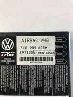 Volkswagen Golf V Module de contrôle airbag 3C0909605M