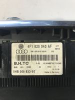 Audi A6 S6 C6 4F Unité de contrôle climatique 4F1820043AF