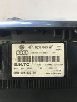 Audi A6 S6 C6 4F Ilmastoinnin ohjainlaite 4F1820043AF