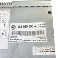Volkswagen Touareg I Radio/CD/DVD/GPS-pääyksikkö 7L6035680A