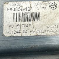 Volkswagen PASSAT B6 Takaoven ikkunan nostomoottori 1K0959704F