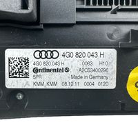 Audi A6 S6 C7 4G Oro kondicionieriaus/ klimato/ pečiuko valdymo blokas (salone) 4G0820043H