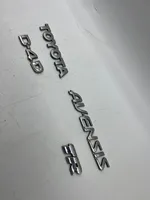 Toyota Avensis T250 Emblemat / Znaczek tylny / Litery modelu 