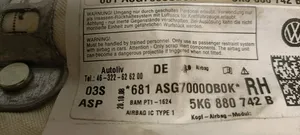 Volkswagen Golf VI Kurtyna airbag 5K6880742B