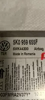 Volkswagen Golf Plus Module de contrôle airbag 5K0959655F