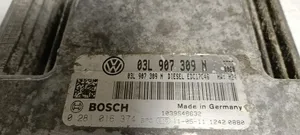 Volkswagen PASSAT B7 Motorsteuergerät/-modul 03L907309N